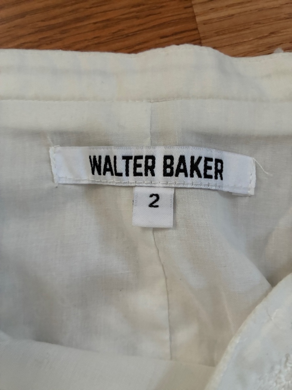 Walter Baker White Embroidered Fringe Mini Skirt - Picture 2 of 8